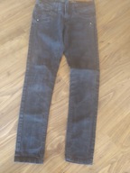 THERE HERE Spodnie DŻINSOWE CZARNE 158 cm ~`