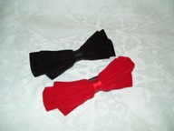 Zapinka aksamitna do włosów - kokardki