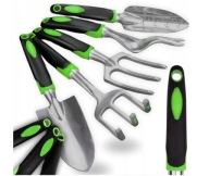 ZESTAW NARZĘDZI OGRODOWYCH ŁOPATKA GRABKI MOTYCZKA PREZENT PAZURKI OGRÓD