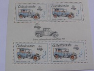 Czechosłowacja - Wystawa PRAGA 1988 - zabytkowe auto - Mi. bl.70 **