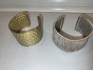 DWIE STARE BRANSOLETY z MOSIĄDZU