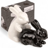 SOLNICZKA PIEPRZNICZKA ZAJĄCZKI PORCELANOWE ZESTAW 2 SZT