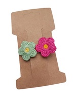 Pierwsza spinka do włosów mini spinki spineczki boho kwiaty kwiatuszki