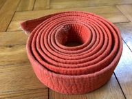 PASEK PAS JUDO KARATE POMARAŃCZOWY
