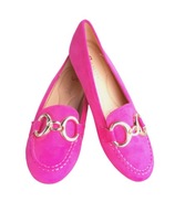 MOKASYNY PÓŁBUTY FUKSJA ŁAŃCUCH ZAMSZ TU207 r.37