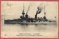 Okręt wojenny statek niszczyciel krążownik Le Bouvet morze wojna