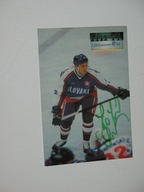 LUBOMIR KOLNIK Hokej Słowacja zdjęcie z autografem OLIMPIADA 1994