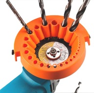 Ostrzałka do wierteł 0.1–12.5mm – adapter do ostrzenia na szlifierkę kątową