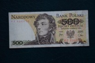 Banknot Polska PRL 500 złotych ser FZ 1982 rok !!!