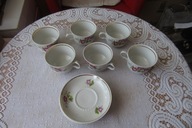 ZESTAW FILIŻANKI I 3 TALERZYKI