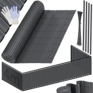 Mata Prywatności Ogrodzenie prywatności Osłona Balkonowa PVC 90x400 cm