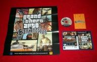 GRAND THEFT AUTO SAN ANDREAS GTA PS2 3xANG + DUŻA MAPA PLAKAT jak VICE CITY