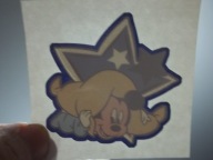 NAPRASOWANKA APLIKACJA NAKLEJKA TERMO NA UBRANIA MIKI BOBO5,3X5,5CM