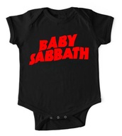 80/12M BODY NIEMOWLĘCE BABY BLACK SABBATH