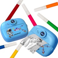 APARAT KAMERA DLA DZIECI DRUKUŚ DRUKARKA TERMICZNA FOTOGRAFICZNY NIEBIESKI