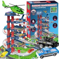 MEGA PARKING GARAŻ Z WINDA ELEKTRYCZNA DLA AUTEK SAMOCHODOWY DLA DZIECI HIT