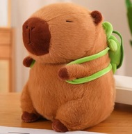 Pluszowa Słodka Zabawka Kapibara Z Plecakiem Żółw Dla Dzieci Przytulanka