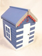 FIGURKA I PUZDRERKO DOMEK MARYNARSKI Z PRZYKRYCIEM