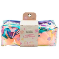 CELAVI MEGA ZESTAW GĄBKA DO MAKIJAŻU PUSZEK DO PUDRU 10 SZTUK + KOSMETYCZKA