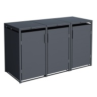 Zabudowa koszy na śmieci boks śmietnikowy, 3x240 litrów