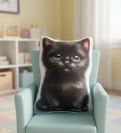 Poduszka kształtka przytulanka kotek 40cm