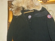 CANADA GOOSE-PŁASZCZYK PARKA- R-L-PUCH NATURALNY -LOGO-ZIMA.
