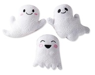 ZABAWKA DLA PSA HALLOWEEN 3 PISZCZĄCE MASKOTKI PLUSH TOYS BIAŁE DUSZKI !!