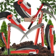 Sierp składany gładki 23 cm – mocna kosa do podcinania trawy Begris