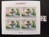 Sport , krykiet , Burundi MNH cięty