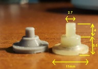 Gumki do padów iQ502 - 10 sztuk