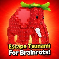 Admin Strawberry Elephant | ESCAPE TSUNAMI FOR BRAINROTS! | ROBLOX