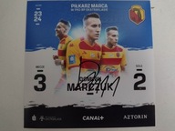 Zdjęcie autograf 13x13 Jagiellonia 2023/24 Dominik Marczuk Piłkarz Marca