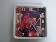 CHARYTATYWNIE: Spider-Man, zegar ścienny kwadratowy, 22 cm