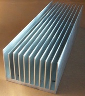 RADIATOR ALUMINIOWY 1,54kg 28cm X 9,5cm X 7cm CHŁODZENIE PASYWNE