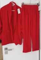 Garnitur damski włoski M.czerwony