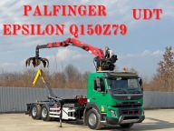 VOLVO FMX 460 * HAKOWIEC + PALFINGER EPSILON Q150279 * STAN BDB / 6x4
