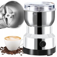 Młynek elektryczny srebrny 150 W do kawy, przypraw, orzechów, 30 g. (9)