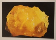 MINERAŁY POLSKI. Siarka rodzima (S). Kopalnia "Machów", Tarnobrzeg, CZYSTA