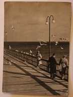 MIĘDZYZDROJE - Plaża, 1961 rok - PIECZĄTKA - WOLIŃSKI PARK NARODOWY