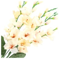 Sztuczne Mieczyki Bukiet Kwiatów 70cm Stroik Dekoracja Premium