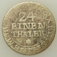 August III - 1/24 talara 1763? -srebro