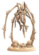 Nightmare Stalker Cthulhu Kobieta Pająk Pinup Fantasy C RPG D&D Druk 3D