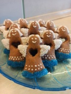 Aniołki - pierniczki domowej roboty <3