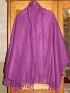 Reserved ciepły duży kaszmirowy szal