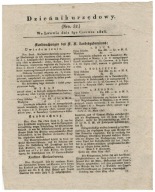 Lwów Dziennik urzędowy 8 czerwca 1825