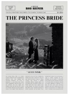 Plakat „Movie Times” – Minimalistyczny Plakat Filmowy w Stylu Gazety