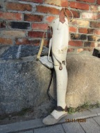 WIEKOWA PROTEZA NOGI - EKSPONAT DO MUZEUM MEDYCYNY