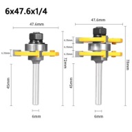 Frez do drewna łączenia na pióro wpust Trzp 6