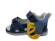 Buty SKÓRZANE SANDAŁY dla CHŁOPCA SKÓRA, WKŁADKA PROFILOWANA rozmiar 24