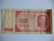 BANKNOT 100 ZŁ 1948 SERIA: IE 6495363